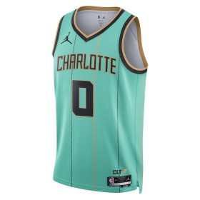 Dres Charlotte Hornets Miles Bridges Jordan 2024-25 City Edition Teal Swingman